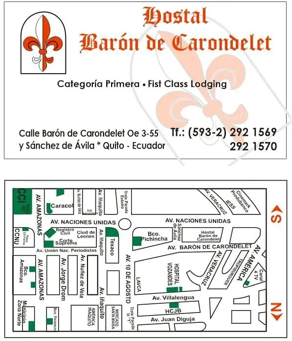 Hostal Baron De Carondelet Кито